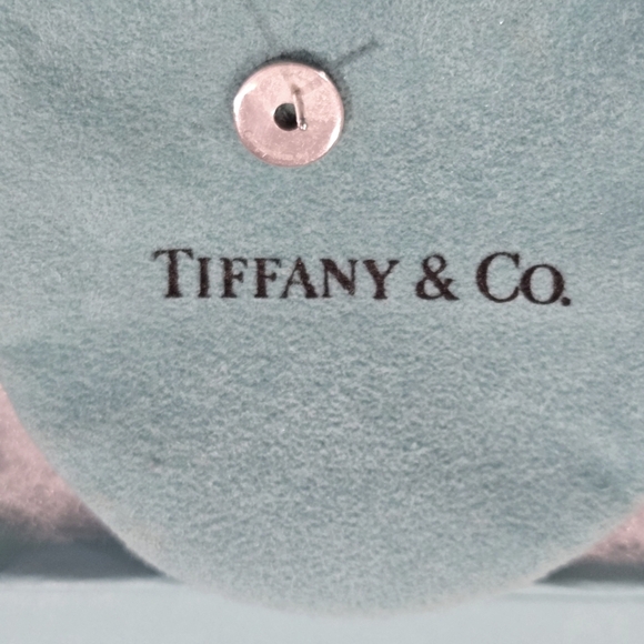 Tiffany & Co. Sterling Silver Atlas Roman Numeral Notes Stud Earrings - Picture 3 of 4